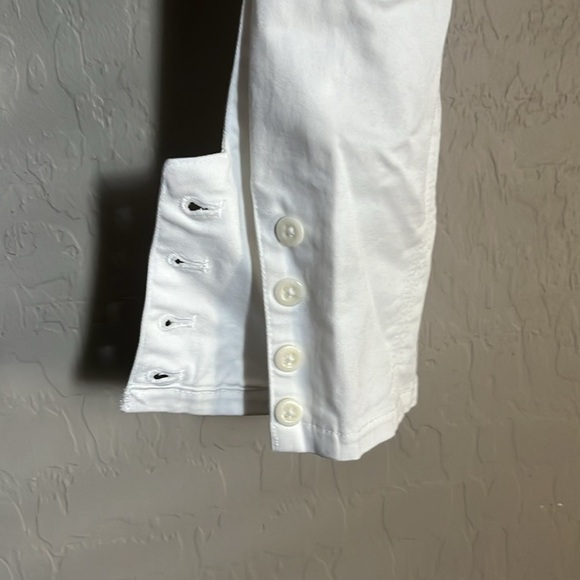 LAUREN RALPH LAUREN Plus-Size Stretch Chino Ankle Pants - Picture 5 of 8